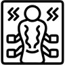 身体疼痛 线条 图标
