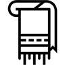towel line icon