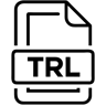 TRL-Datei linie Icon