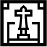 monument line icon