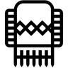 lenço linha ícone
