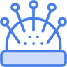 pincushion two-color icon