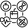 健康 线条 图标