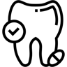 牙医 线条 图标