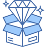 gem two color icon
