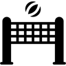 volleyball filled icon