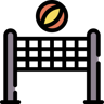 volleyball lineal color icon