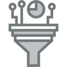data processing two color icon