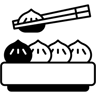 الزلابية ثنائي اللون أيقونة