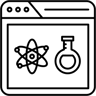 علوم خط أيقونة