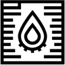 water quality line icon