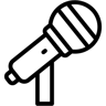 microfone linha ícone
