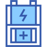 power source two color icon