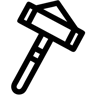 锤 线条 图标