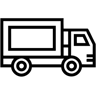 卡车 线条 图标