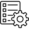 settings line icon