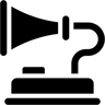 phonograph filled icon