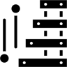 xylophone filled icon