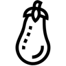 eggplant line icon