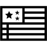 美国 线条 图标