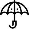 зонтик линия иконка