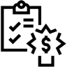 checklist line icon