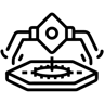 转盘 线条 图标