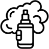 E-Zigarette linie Icon