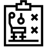 lista de verificação line ícone