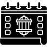 Kalenderereignis gefüllt Icon