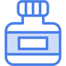 glue bottle two-color icon