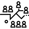 组织结构图 线条 图标