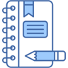 notebook two color icon