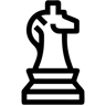 chess line icon