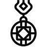 pendant line icon