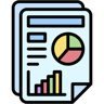 report lineal-color icon