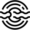 waves line icon