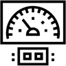 gauge line icon