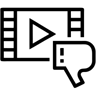 video line icon