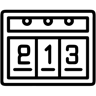score board line icon