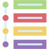 timeline flat icon