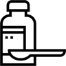 syrup line icon