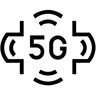 5g línea icono