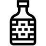 Flasche linie Icon