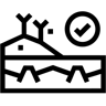 Trockenheit linie Icon