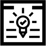 主意 线条 图标