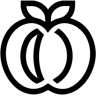 خَوخ خط أيقونة