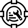 entretien ligne icône