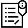 checklist line icon