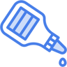 glue bottle two-color icon